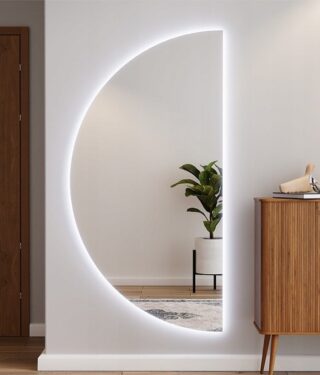 Lustro-Polokragle-Srebrne-LED-120X60-LEWE